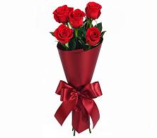 Букет 5 Красных роз Эдлесс Лав в Акулово