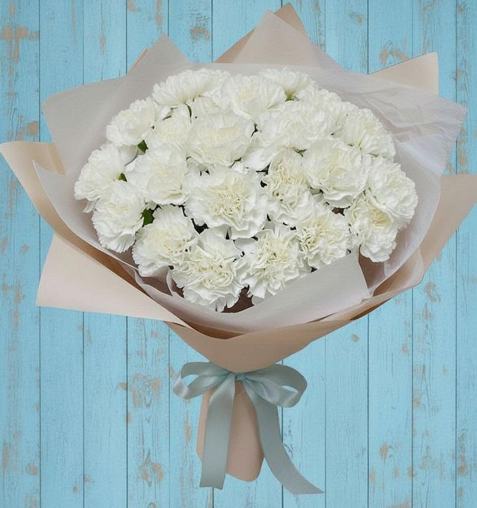 Букет цветов из: Гвоздики в Акулово