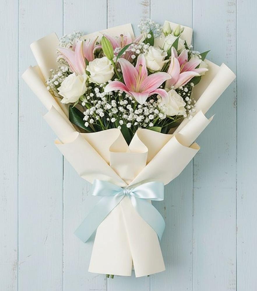 Букет цветов из: Лилии в Акулово