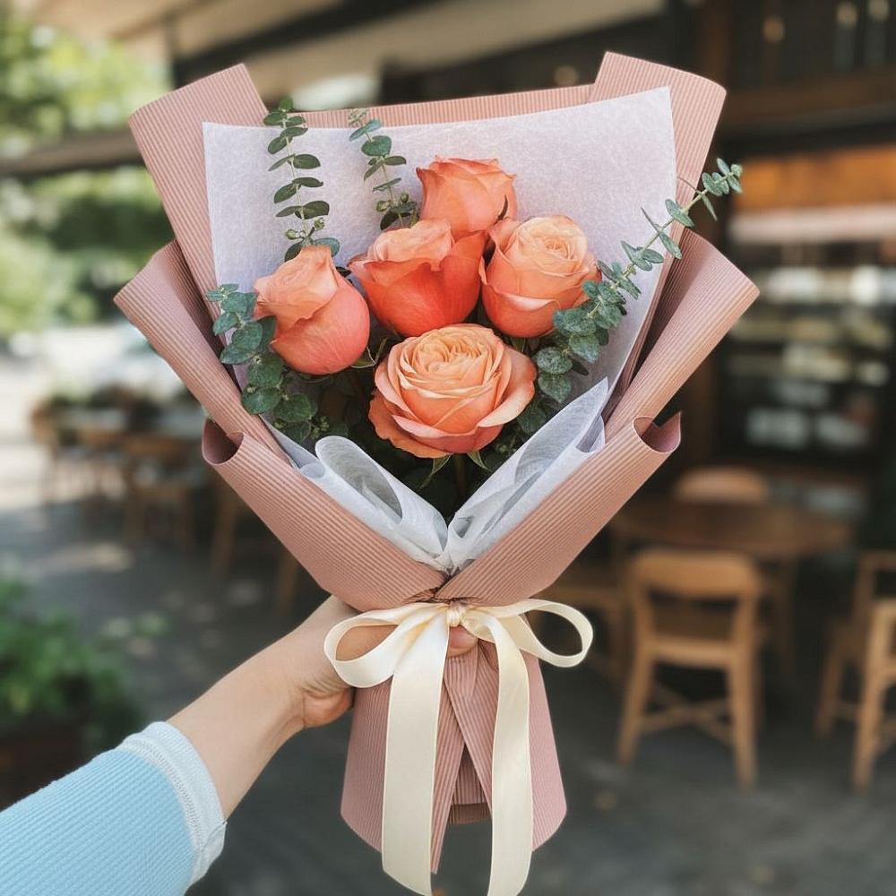 Букет цветов из: Розы в Акулово