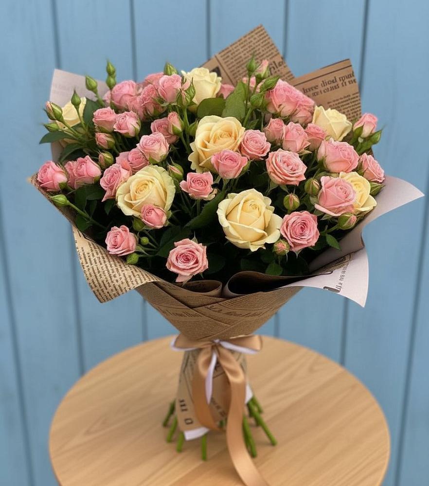 Букет цветов из: Розы в Акулово