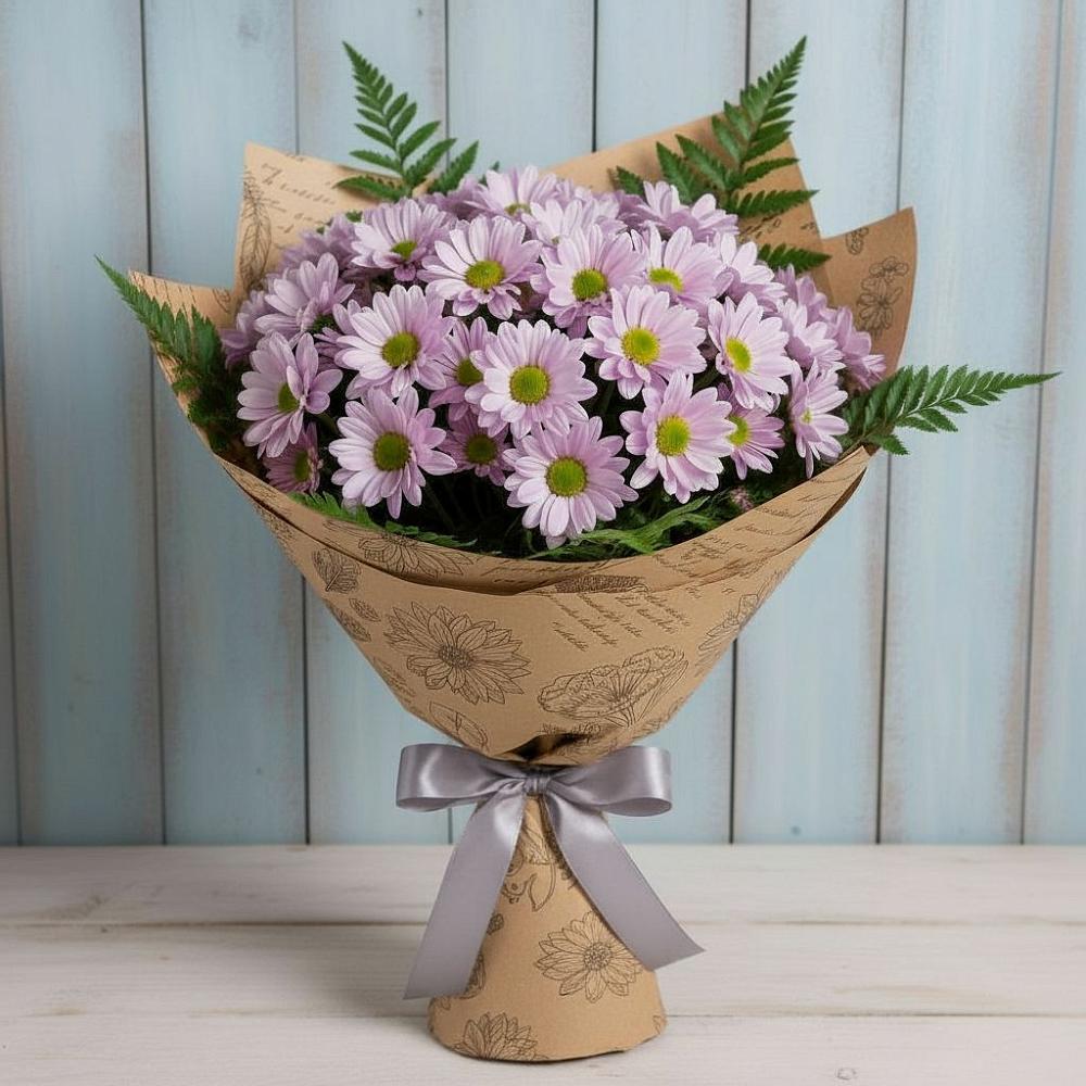 Букет цветов из: Хризантемы в Акулово