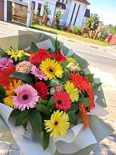 Букет цветов из:  Герберы #REPLACE_PRED# Акулово