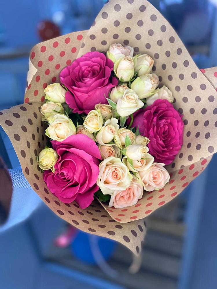 Букет цветов из: Розы в Акулово