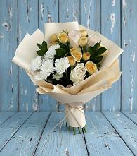 Букет цветов из:  Розы и Хризантемы в Акулово