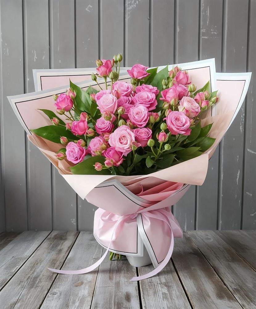 Букет Розовый кустик в Акулово