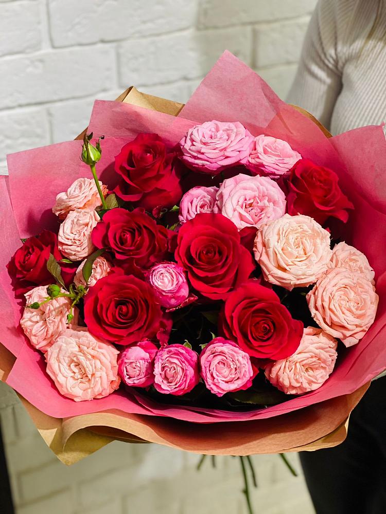 Букет цветов из: Розы в Акулово