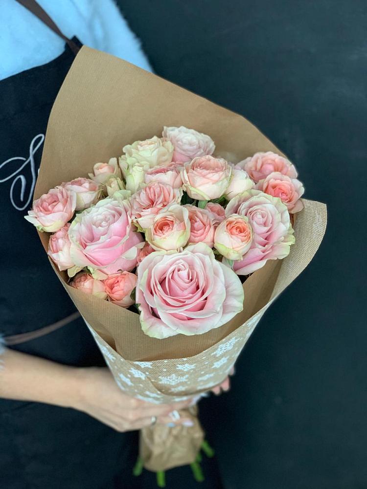 Букет цветов из: Хризантемы и Розы в Акулово