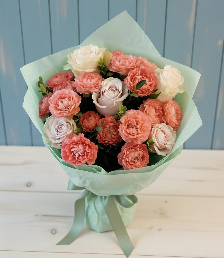 Букет цветов из: Розы в Акулово