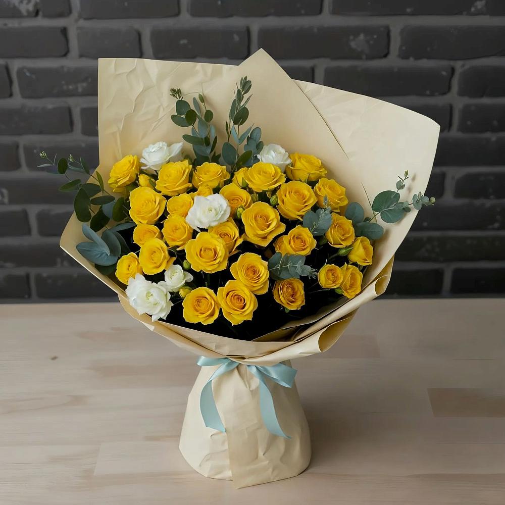 Букет цветов из: Розы в Акулово