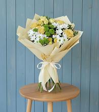 Букет цветов из:  Хризантемы и Розы #REPLACE_PRED# Акулово