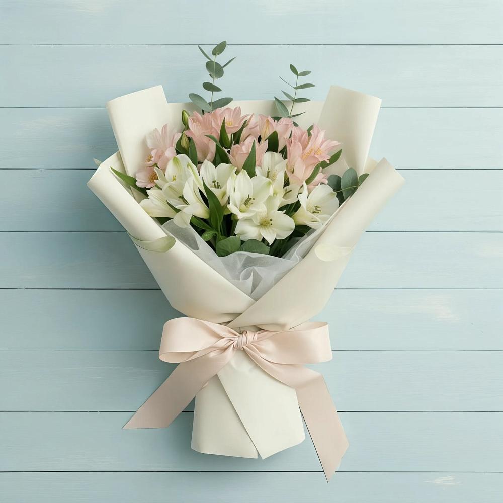 Букет цветов из: Альстромерии в Акулово