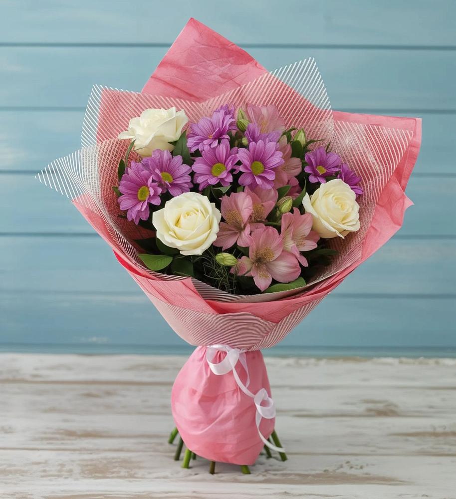 Букет цветов из: Герберы в Акулово