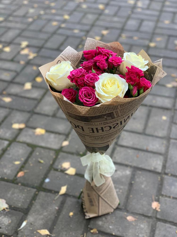 Букет цветов из: Розы в Акулово